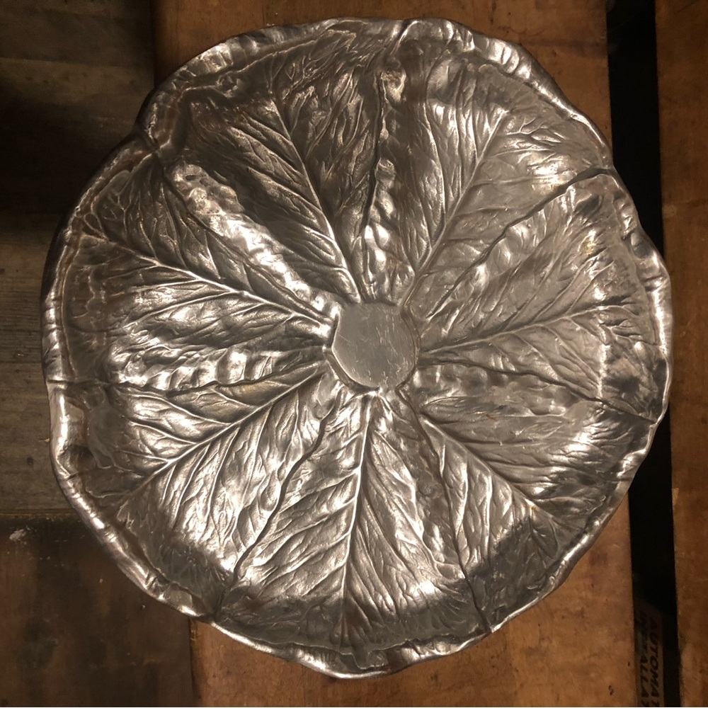 Pewter platter